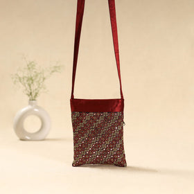 Kutch neran hand embroidered sling bag 52 - handcrafted