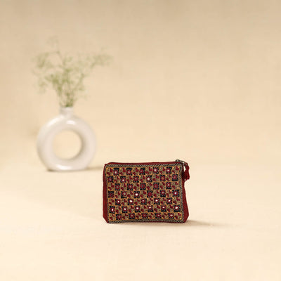 Kutch pakko neran hand embroidered cosmetic pouch 194