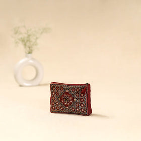 Kutch pakko neran hand embroidered cosmetic pouch 204