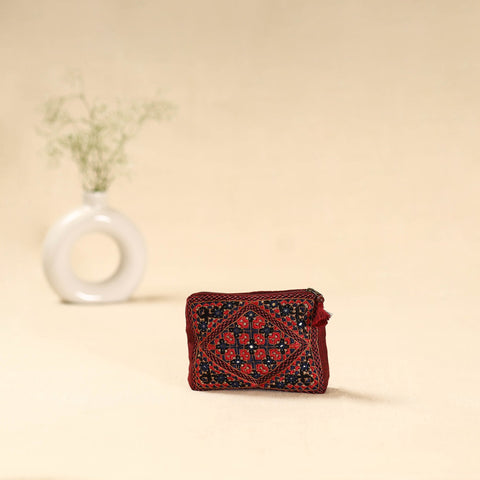 Kutch pakko neran hand embroidered cosmetic pouch 208
