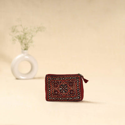 Kutch pakko neran hand embroidered cosmetic pouch 211
