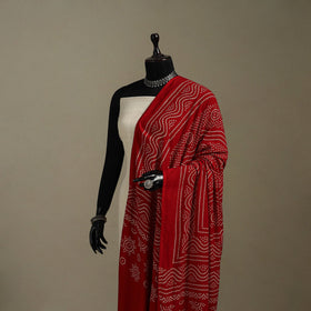 Kutch printed rayon dupatta 50 - handcrafted