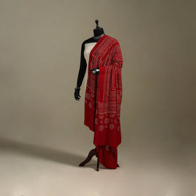 Kutch printed rayon dupatta 50 - handcrafted