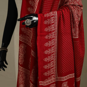 Kutch printed rayon dupatta 53 - handcrafted