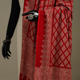 Kutch printed rayon dupatta 54 - handcrafted
