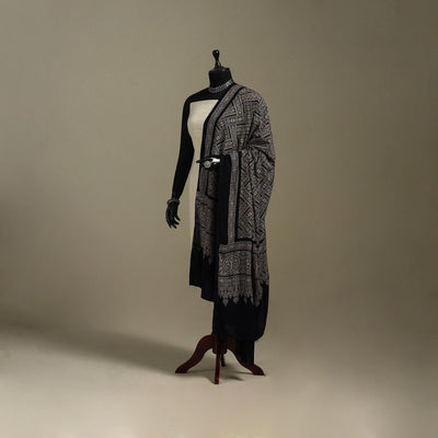 Kutch printed rayon dupatta 58 - handcrafted