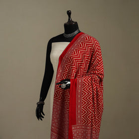 Kutch printed rayon dupatta 59 - handcrafted