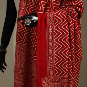 Kutch printed rayon dupatta 59 - handcrafted