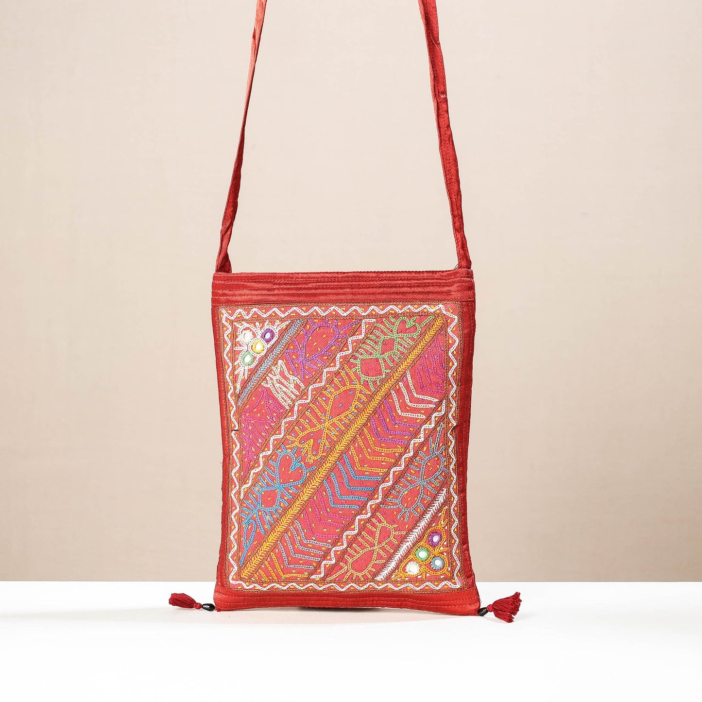 Embroidery Sling Bag
