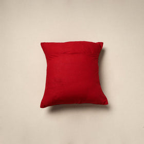 Kutch tagai work quilted cushion cover (16 x 16 in) 11