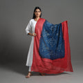  Authentic Red Bandhani Cotton Dupatta 