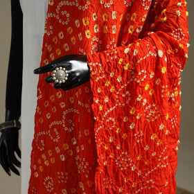 Kutch tie-dye cotton bandhani dupatta 94 - handcrafted