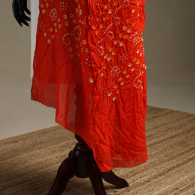 Kutch tie-dye cotton bandhani dupatta 94 - handcrafted