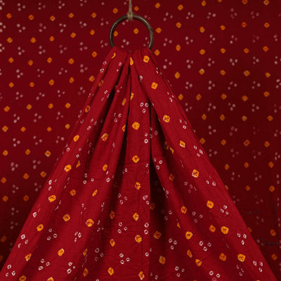 Kutch tie-dye cotton bandhani fabric 01 - handcrafted