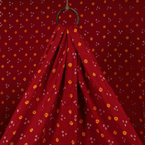 Kutch tie-dye cotton bandhani fabric 01 - handcrafted