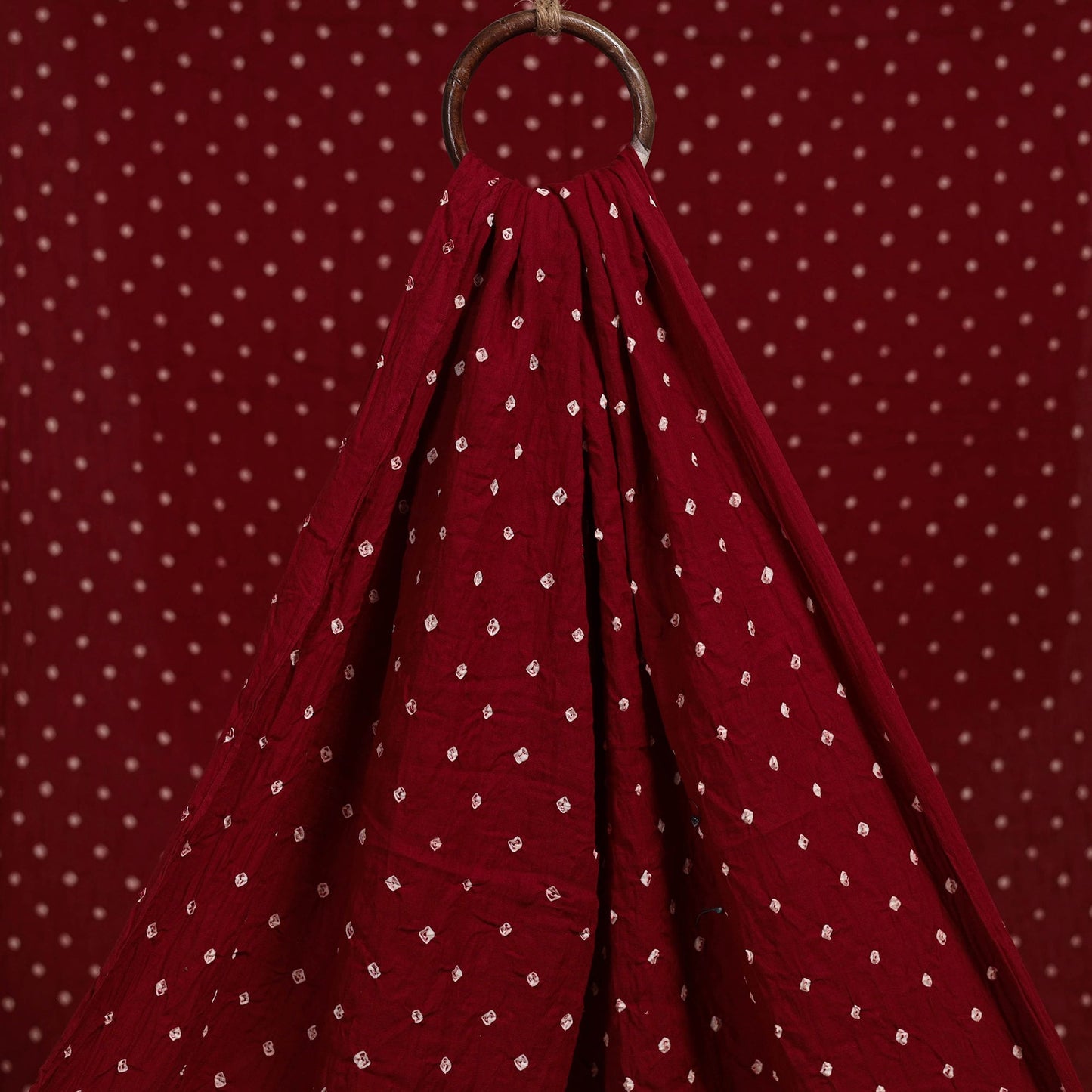 Kutch tie-dye cotton bandhani fabric 03 - handcrafted