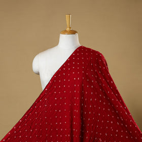 Red - kutch tie-dye cotton bandhani fabric 04 - handcrafted