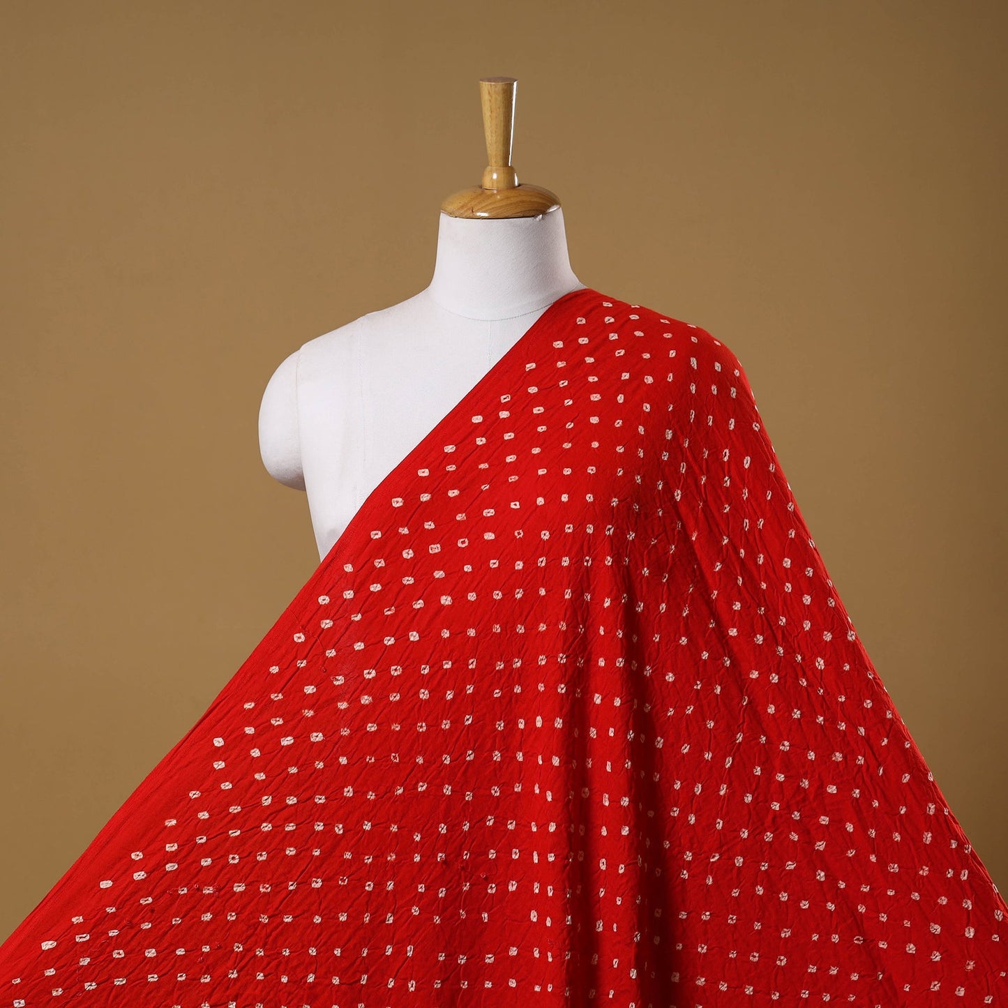 Kutch tie-dye cotton bandhani fabric 31 - handcrafted