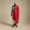 Red - kutch tie-dye mul cotton bandhani dupatta 97