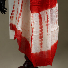 Kutch tie-dye mul cotton shibori bandhani dupatta 23