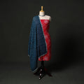 Kutch tie-dye satin cotton bandhani 3pc unstitched dress