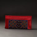 Red Kutchi Embroidery Mirror Work Clutch