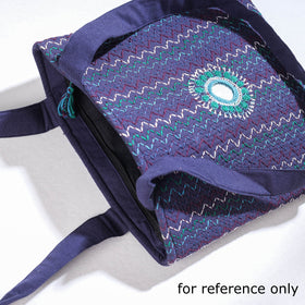  Lambani Mirror Work Hand Embroidery Cotton Shoulder Bag Online at iTokri.com