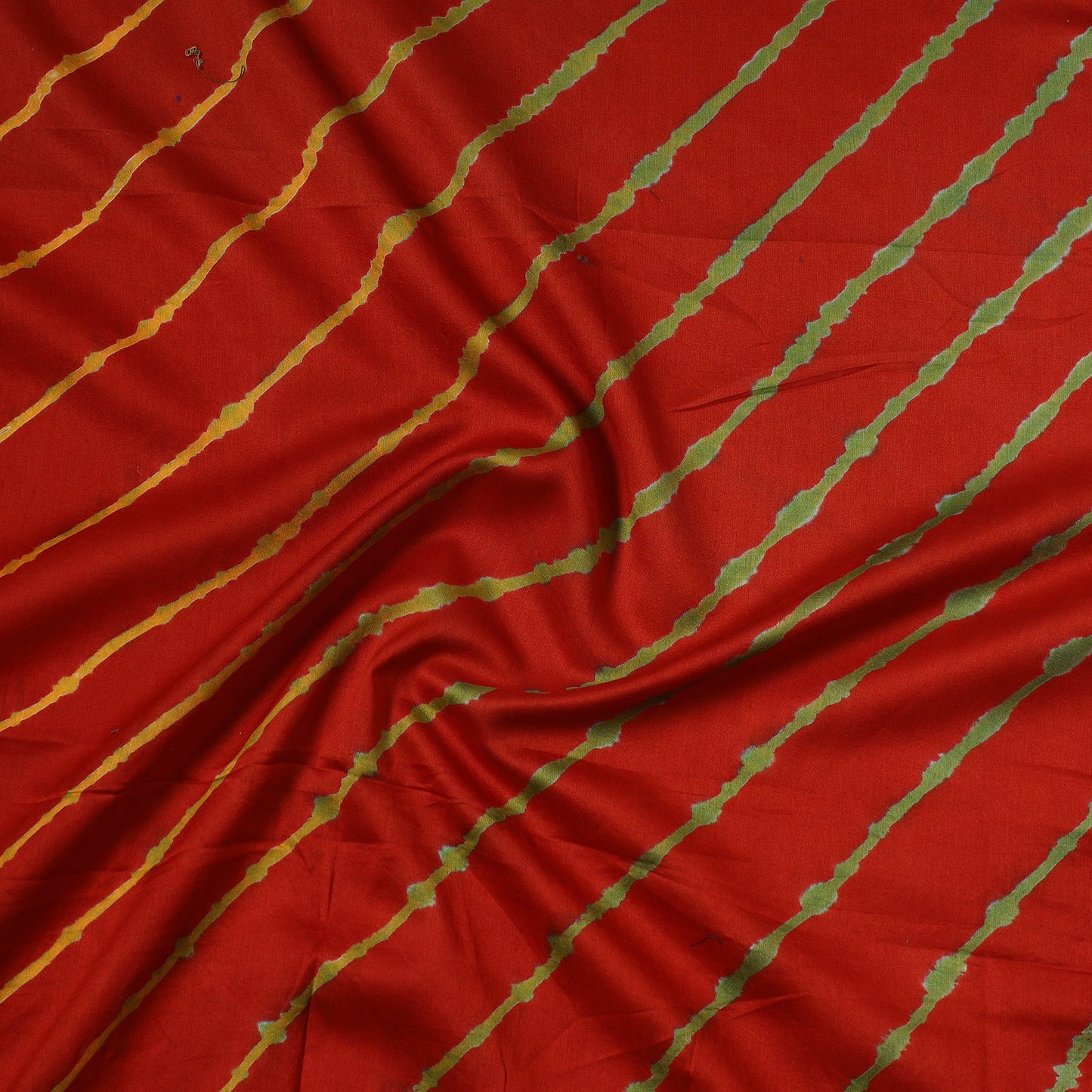  Leheriya Tie-Dye Chanderi Silk Precut Fabric (1.6 Meter) 28 