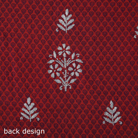 Black - lucknowi chikankari work jacquard unstitched kurta