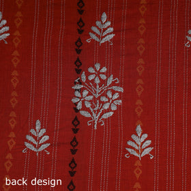 Black - lucknowi chikankari work jacquard unstitched kurta