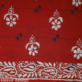 Lucknowi chikankari work jacquard unstitched kurta material