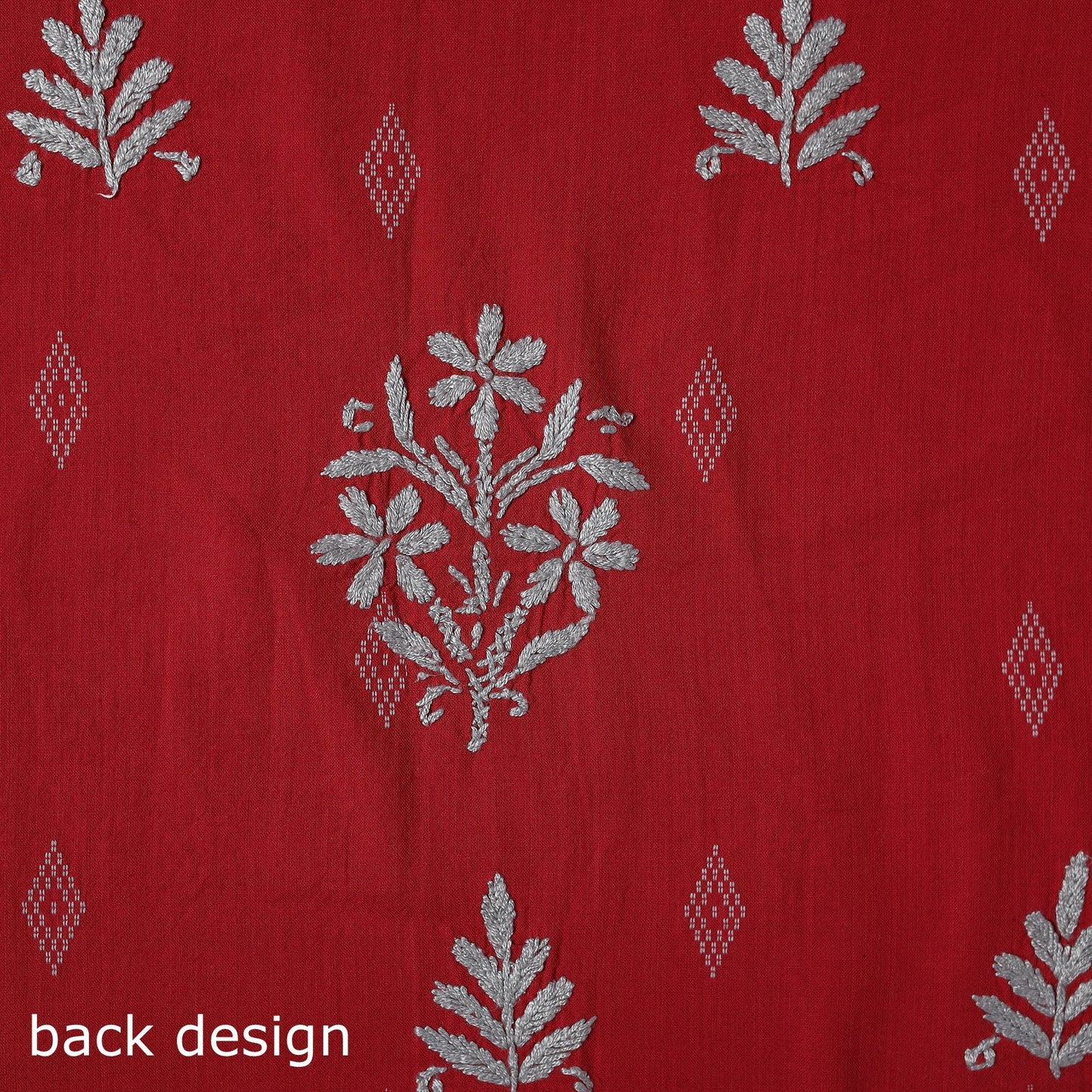 Lucknowi chikankari work jacquard unstitched kurta material