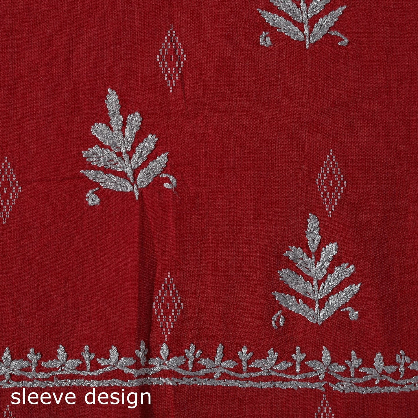 Lucknowi chikankari work jacquard unstitched kurta material