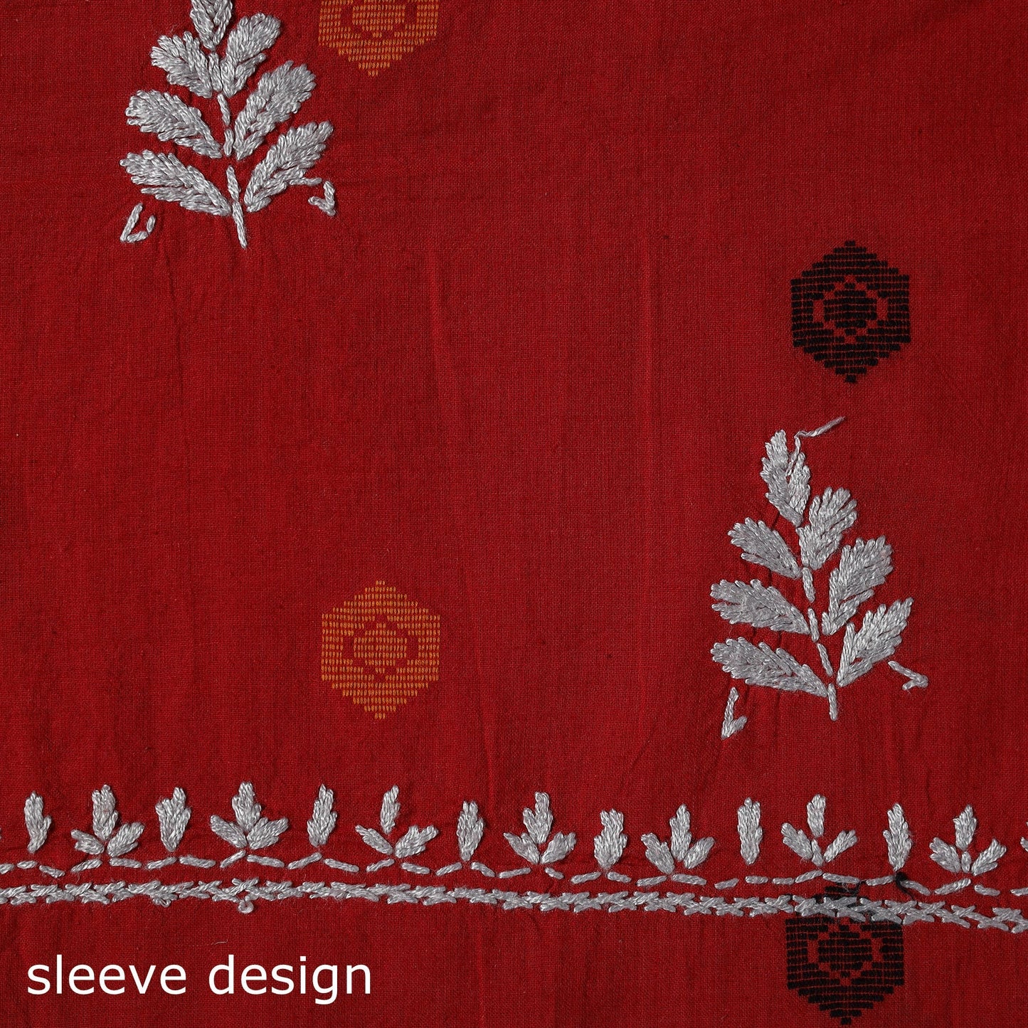 Lucknowi chikankari work jacquard unstitched kurta material