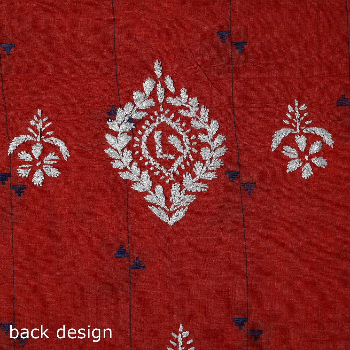 Lucknowi chikankari work jacquard unstitched kurta material