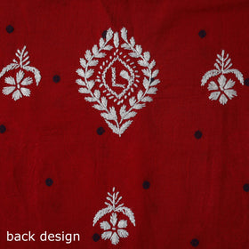 Lucknowi chikankari work jacquard unstitched kurta material