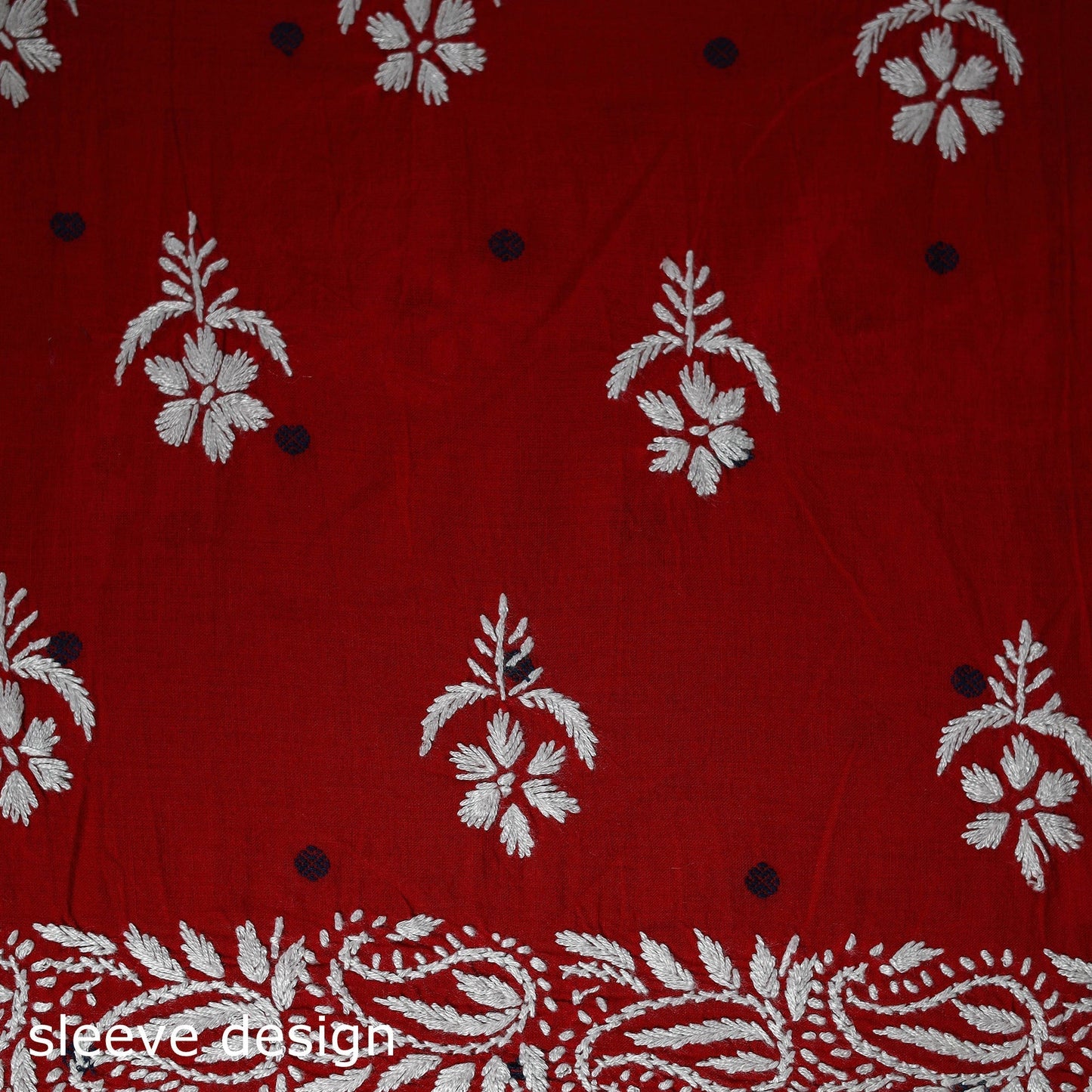 Lucknowi chikankari work jacquard unstitched kurta material