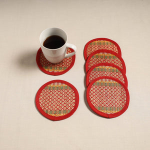 Madur grass round coaster of midnapore (set 6) 02