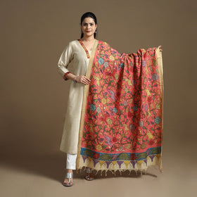 Mangalagiri Cotton Handpainted Pen Kalamkari Dupatta
