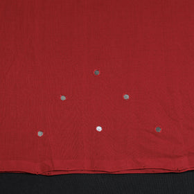 Buy Red Mangalagiri Cotton Sequin Work Kurta Material