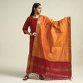 Red - mangalagiri handloom cotton kurta with palazzo &