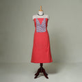 Mangalagiri handloom cotton patchwork unstitched kurta