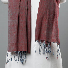  Mangalagiri Handloom Cotton Stole with Tassels Online 