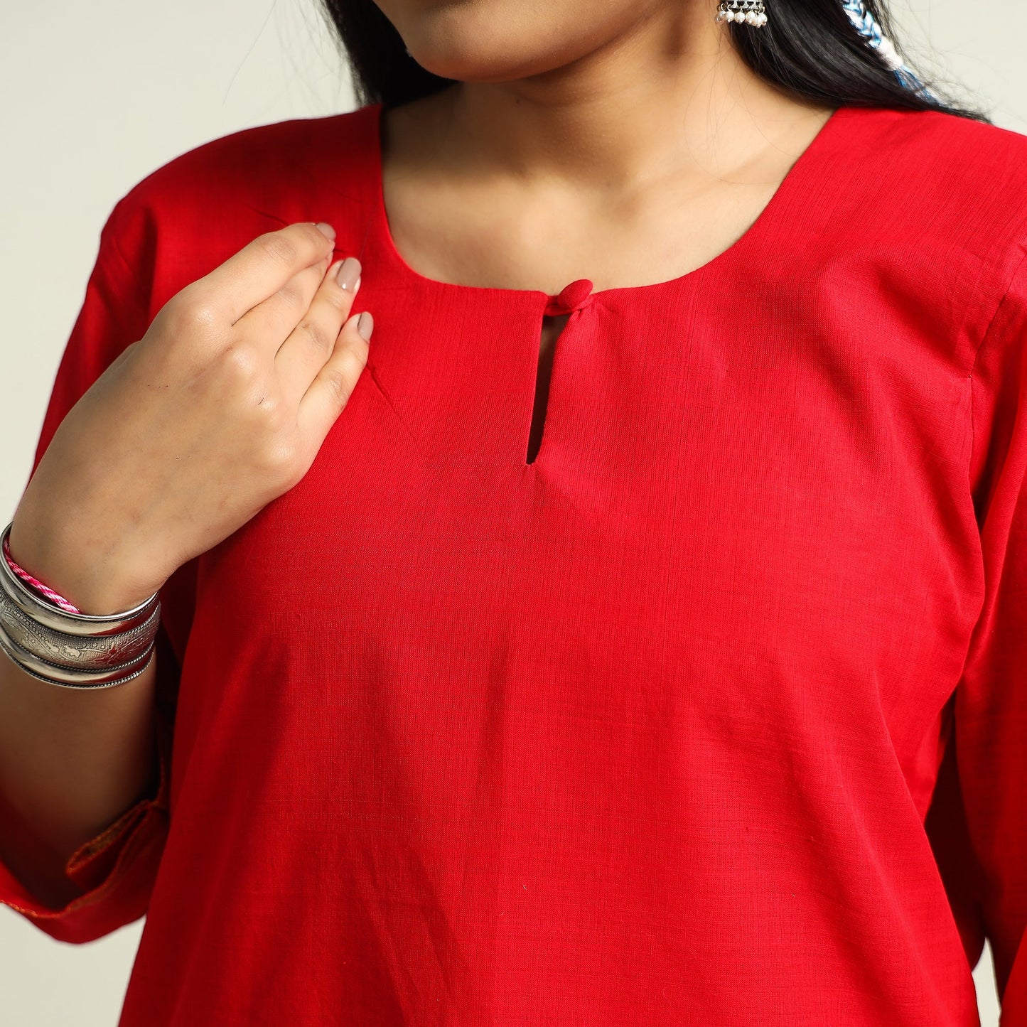 Buy Mangalagiri Handloom Cotton Kurta Online at iTokri.com