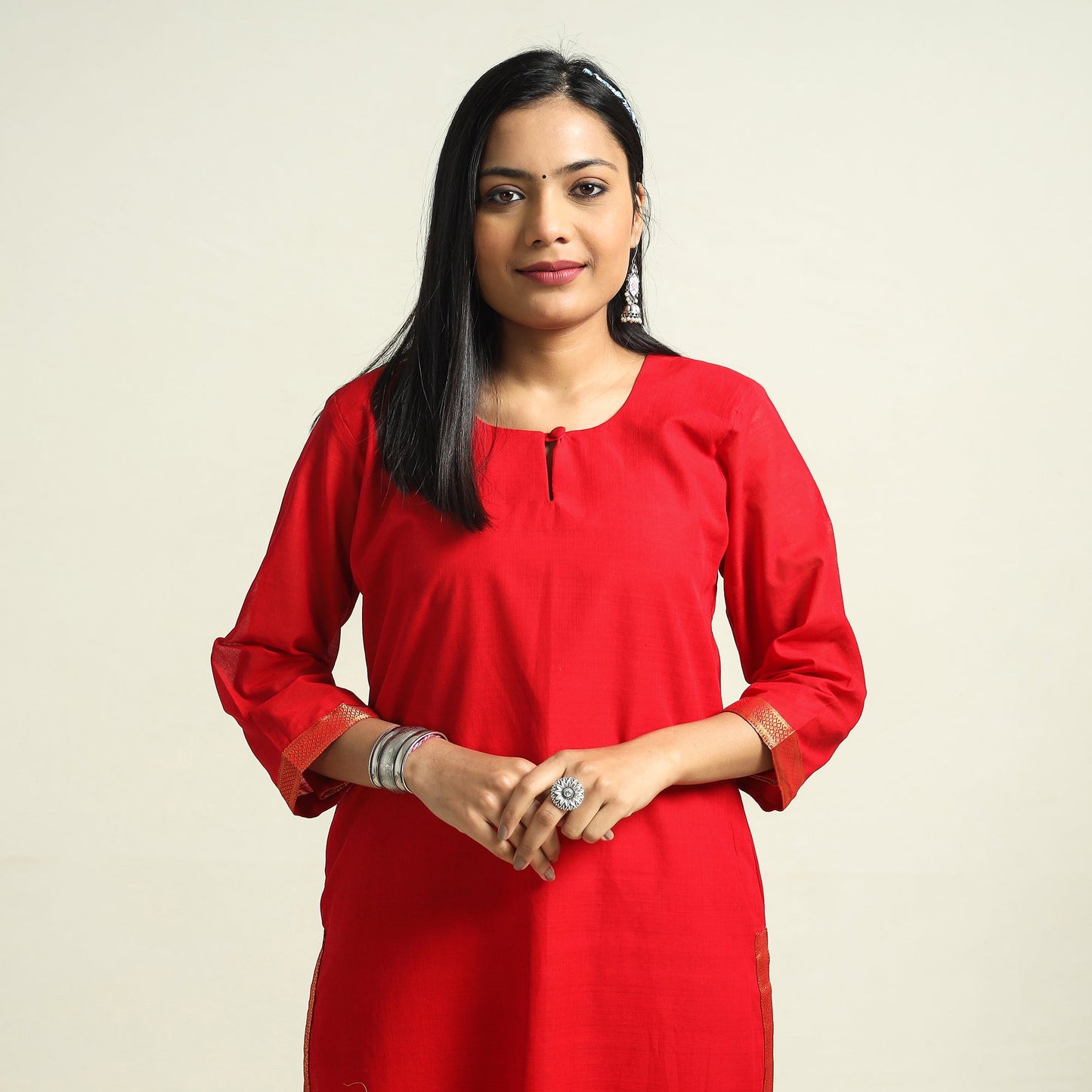 Buy Mangalagiri Handloom Cotton Kurta Online at iTokri.com