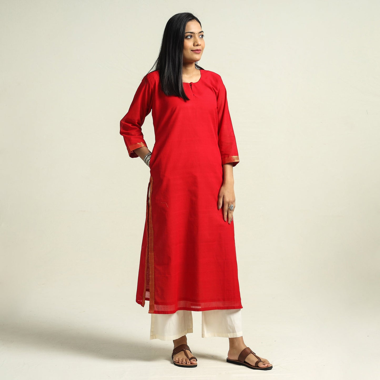 Buy Mangalagiri Handloom Cotton Kurta Online at iTokri.com
