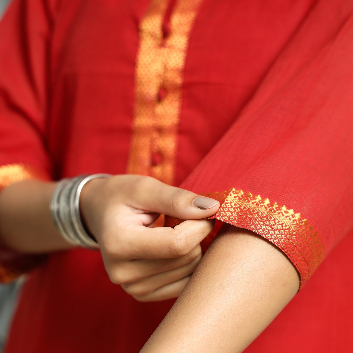 Buy Mangalagiri Handloom Cotton Kurta Online at iTokri.com