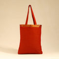 Red Mangalagiri Handloom Cotton Tote Bag Online