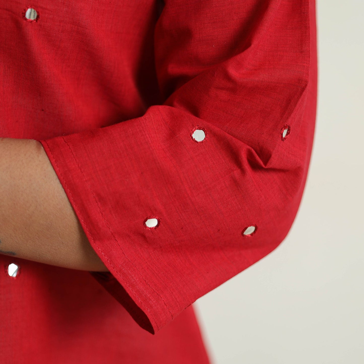 Buy iTokri Casuals - Mangalagiri Pure Handloom Cotton Embroidered Long Kurta Online at iTokri.com