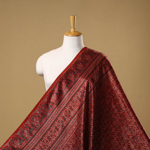 Mashru silk natural dyed fabric 10 - handcrafted